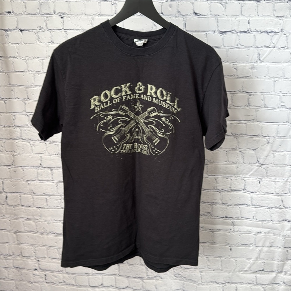 Rock & Roll Hall of Fame Black Short Sleeved Shirt